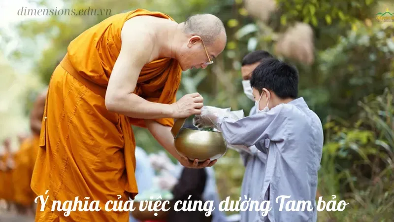Ý nghĩa của việc cúng dường Tam bảo