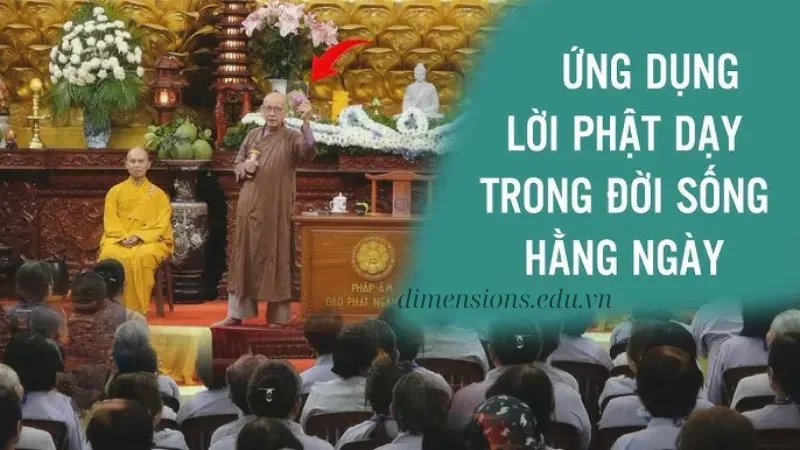 Ứng dụng Phật pháp trong đời sống hiện đại