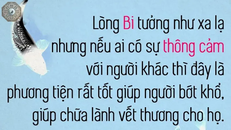 Bi trong từ bi hỷ xả