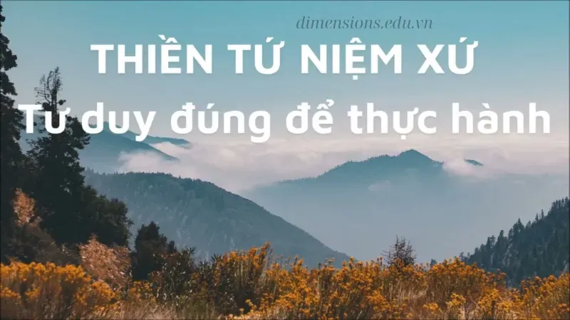 Cách thực hành Tứ Niệm Xứ