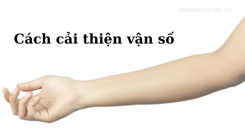 Cách cải thiện vận số cho người có tướng cánh tay dài
