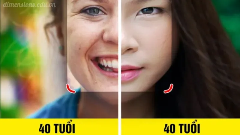 Tướng người trẻ hơn tuổi là gì?