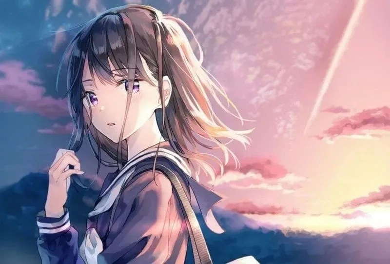 Avatar anime nữ đen trắng mang vẻ đẹp tinh tế, đơn giản nhưng không kém phần ấn tượng, giúp bạn nổi bật trong mọi tình huống.