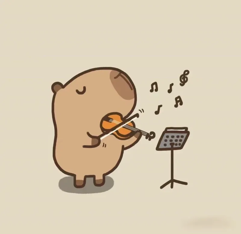 Capybara eating watermelon meme vui nhộn, mang lại sự thư giãn