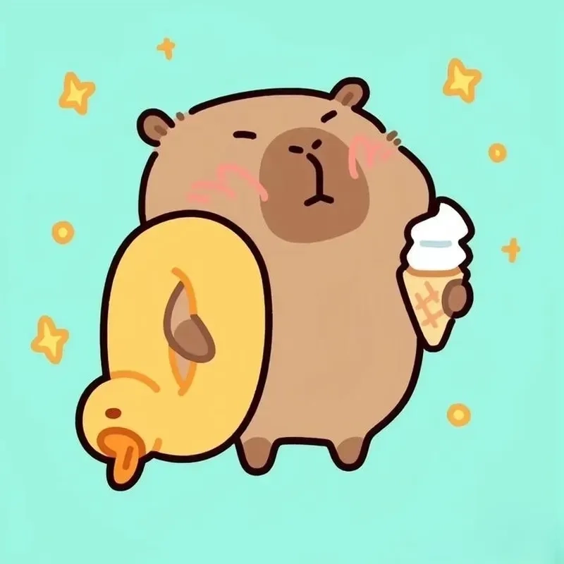 Capybara meme car hài hước, đậm chất vui nhộn không thể bỏ qua