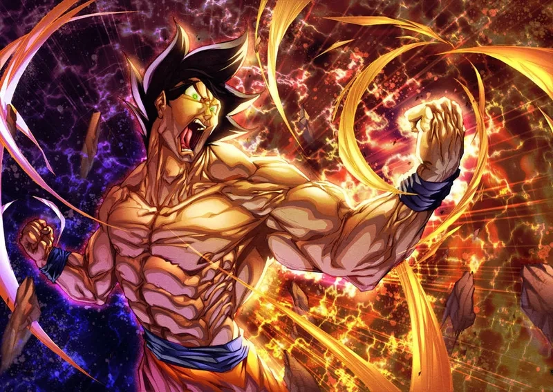 Thể hiện đam mê với hình nền máy tính Songoku chất lượng, giúp không gian làm việc thêm phần ấn tượng.