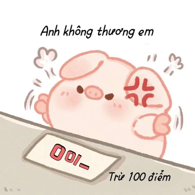 Kiss cute meme dễ thương, làm sáng bừng tình cảm ngày thường.