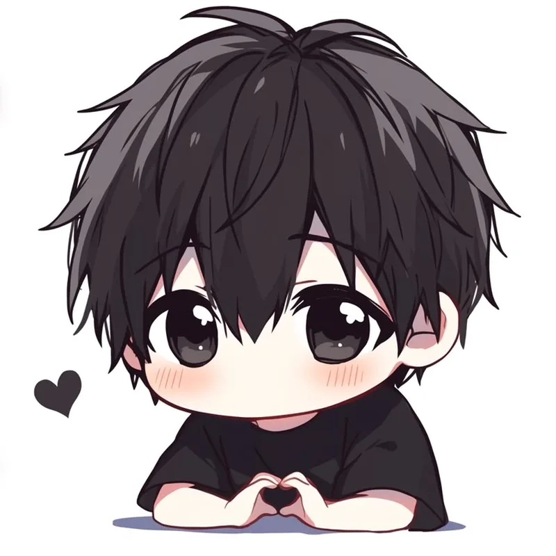 Bộ ảnh ảnh anime cute nam chibi chất lượng cao