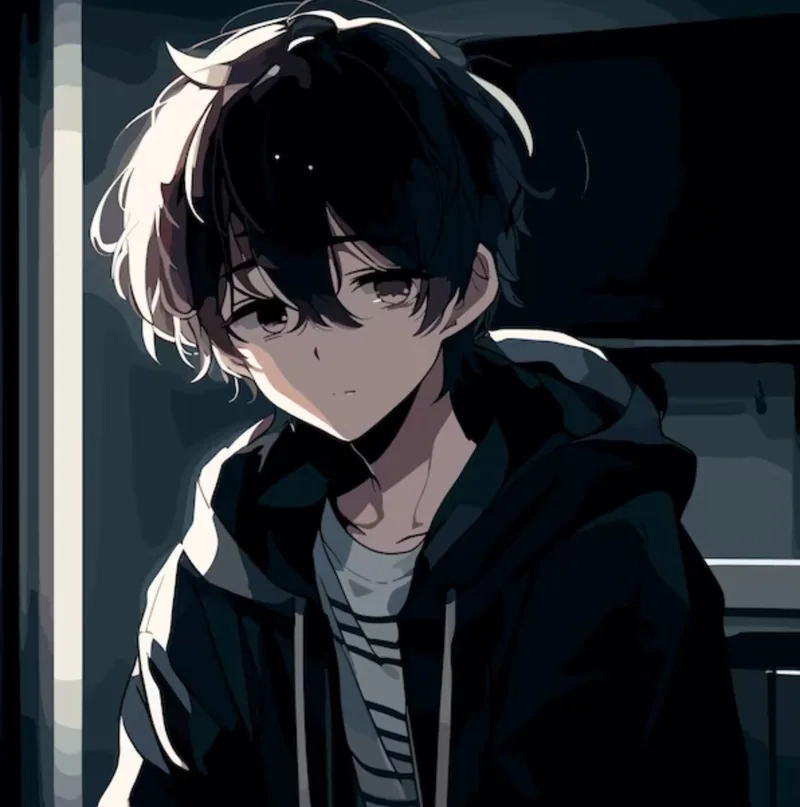 Bộ sưu tập ảnh anime nam buồn tâm trạng, cô đơn