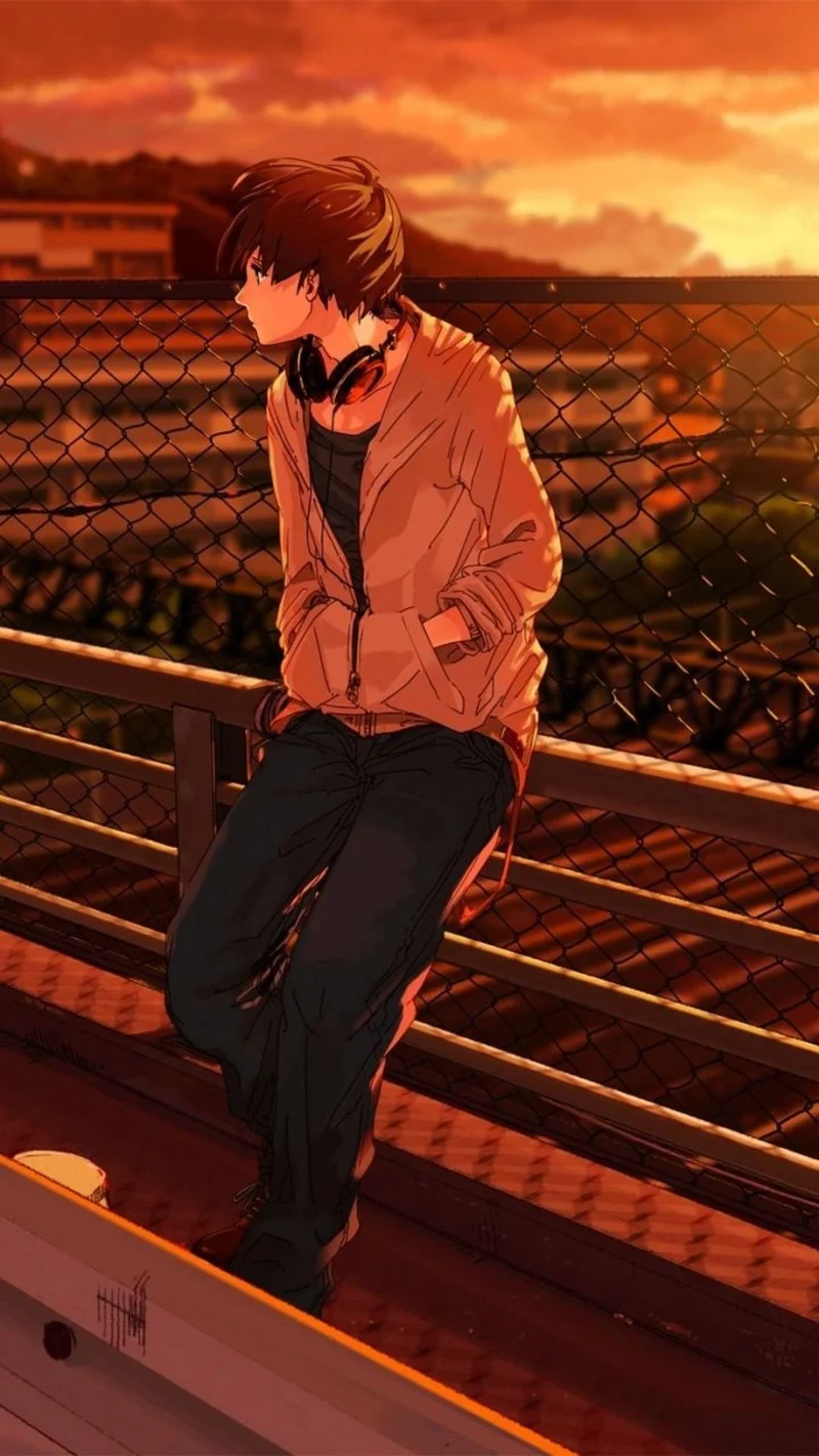 Hòa mình vào thế giới anime nam buồn đầy tâm trạng