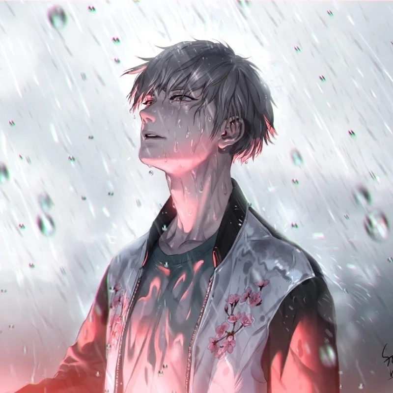 Tải ngay hình nền anime nam buồn cho những ngày u sầu