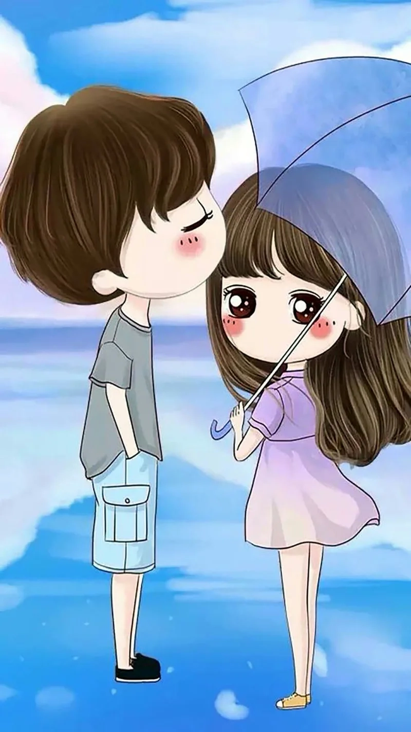 Hạnh phúc lan tỏa trong chibi cặp đôi dễ thương