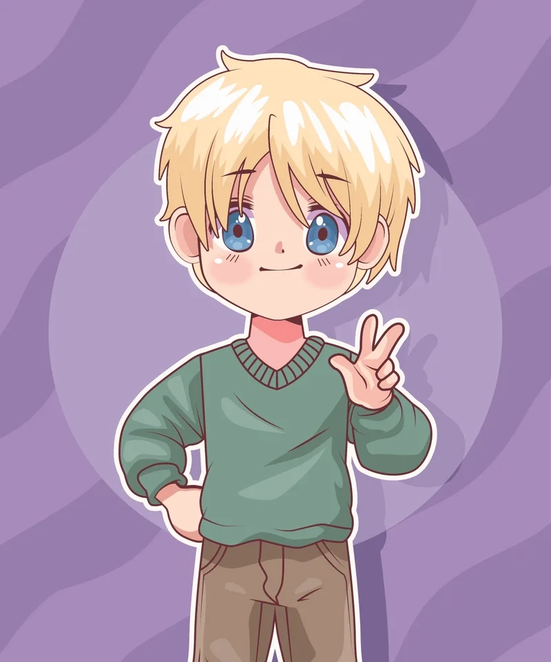 Avatar cute nam chibi đẹp, chất lượng cao dành cho bạn