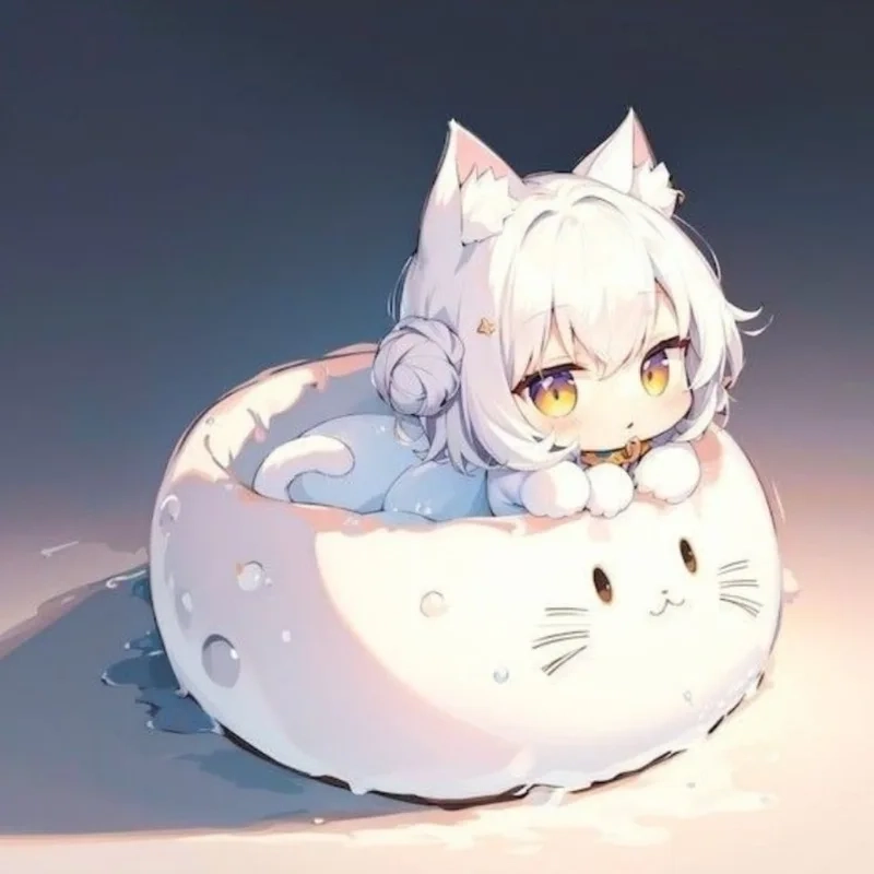 Avatar chibi nữ cute xinh xắn, phù hợp làm hình đại diện