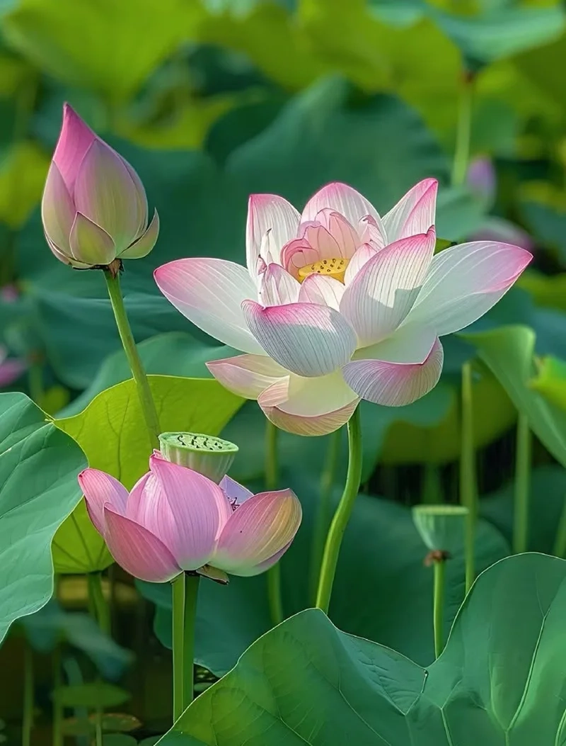 Bộ ảnh hoa sen đẹp tinh tế, nhẹ nhàng