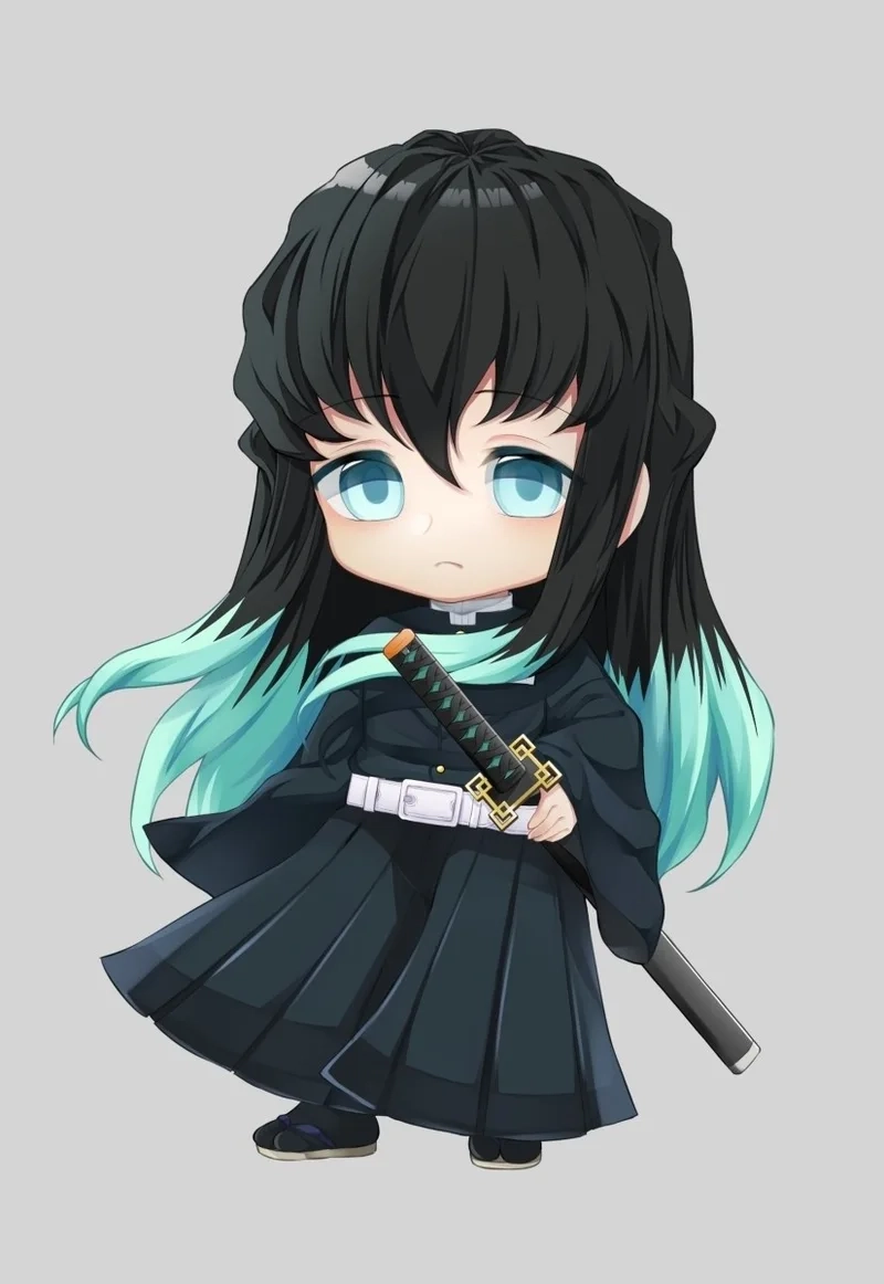 Bộ ảnh Muichiro Tokito chibi đẹp nhất cho fan