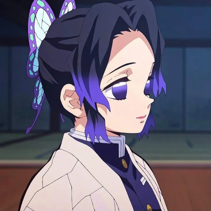 Ảnh shinobu anime với thần thái cuốn hút, mê hoặc mọi ánh nhìn