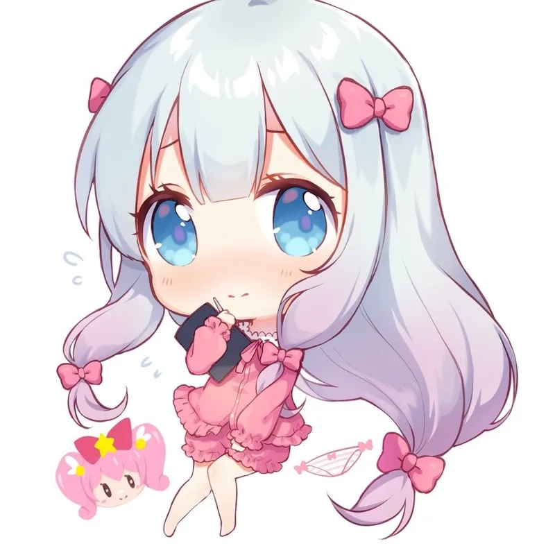 Những hình anime nữ cute chibi siêu dễ thương, miễn phí tải