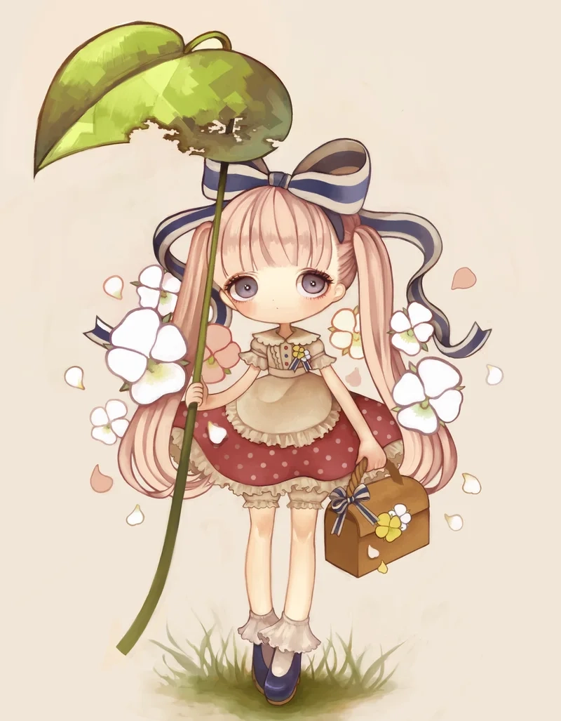 Top ảnh anime nữ cute đơn giản mà đẹp tinh tế