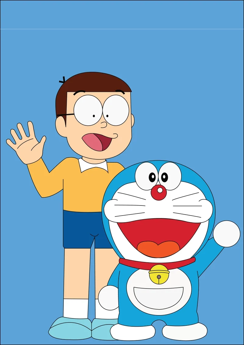 Hình ảnh doraemon và nobita - tình bạn đẹp không bao giờ thay đổi
