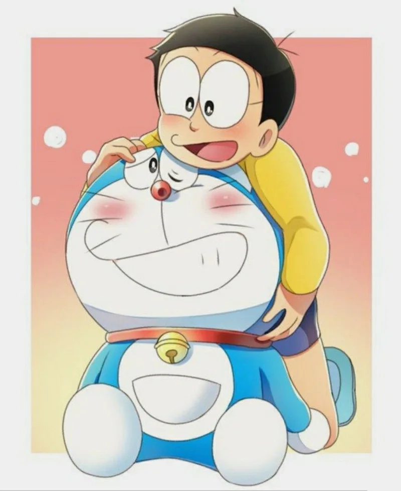 Dễ thương vô đối với hình ảnh nobita và doraemon cute