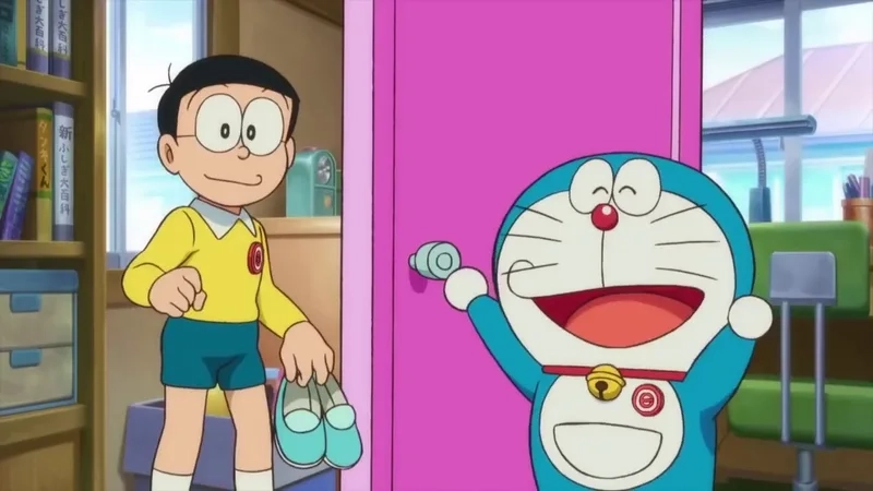Thể hiện cá tính với ảnh nobita và doraemon ngầu, cực chất