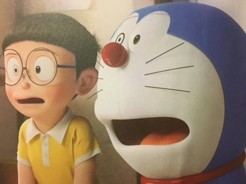 Hình doraemon và nobita ngầu, bộ đôi thần thái đỉnh cao