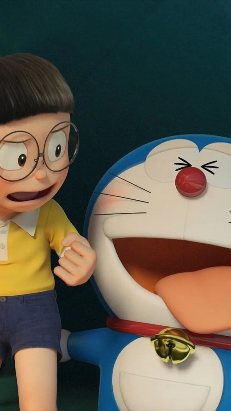 Ảnh doremon và nobita ngầu, thần thái siêu ấn tượng