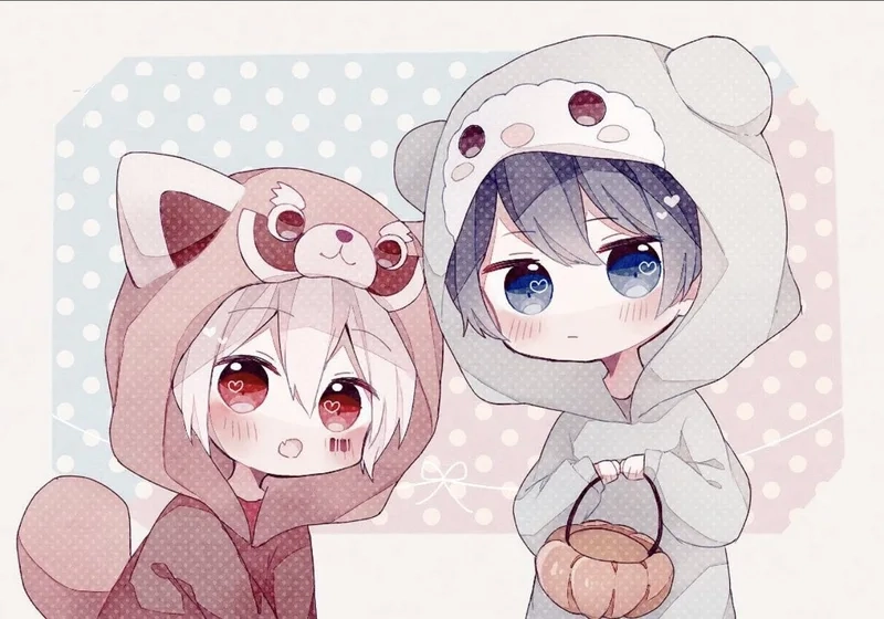 BST ảnh anime cặp đôi cute siêu đáng yêu