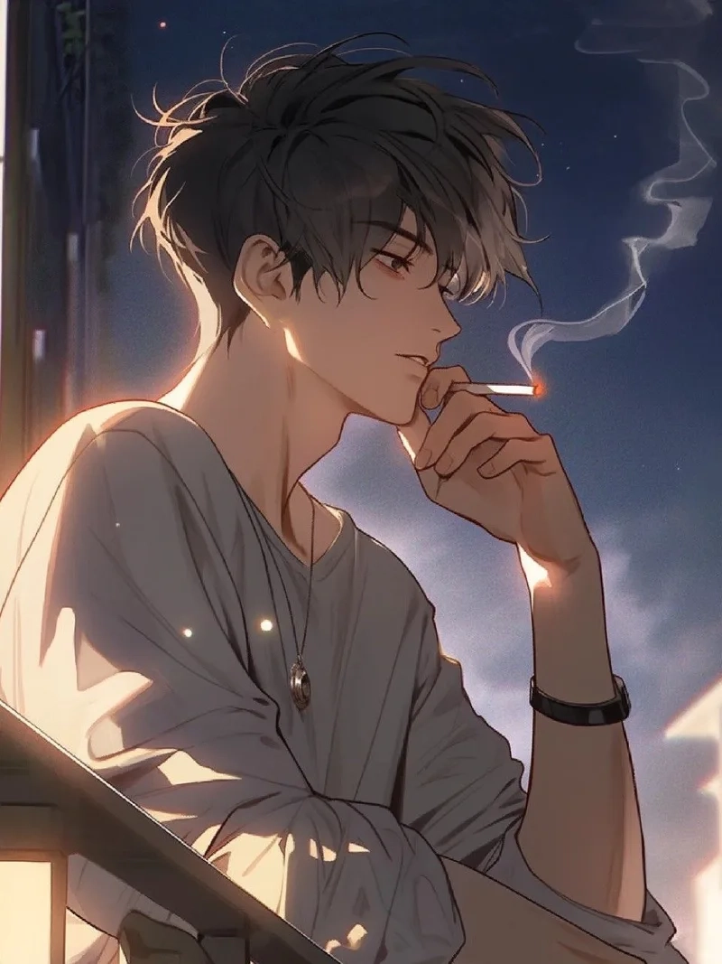 Hình ảnh anime nam ngầu lạnh lùng đầy bí ẩn và cuốn hút