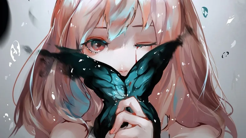 Hình ngầu anime nữ ấn tượng, phong cách chất lừ