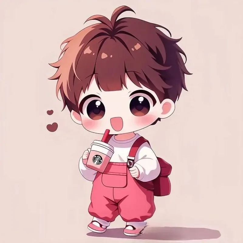 Hình ảnh chibi nam cute đơn giản dễ vẽ, siêu đáng yêu