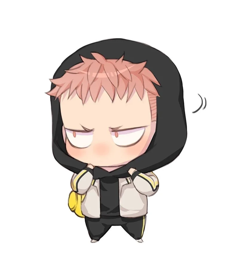 Hình vẽ ảnh học sinh chibi nam đáng yêu, năng động