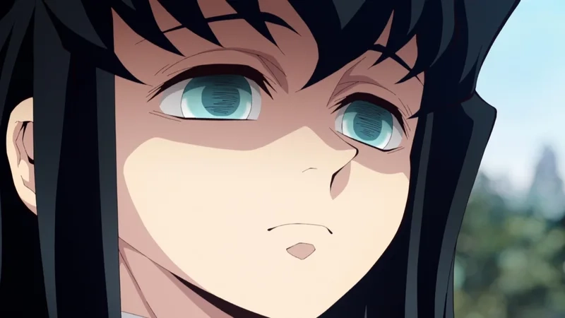 Khoảnh khắc dễ thương của cute Muichiro trong anime