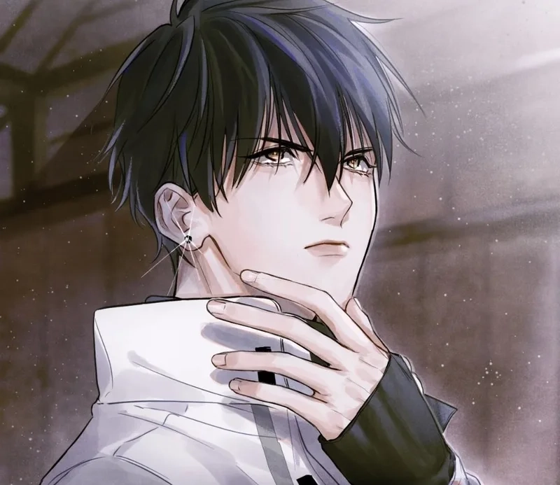 Sắc nét từng chi tiết với hình nền máy tính anime ngầu nam