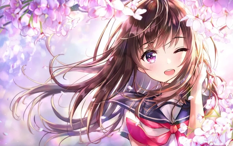 Bộ sưu tập anime hình nền cute cho tín đồ yêu thích anime