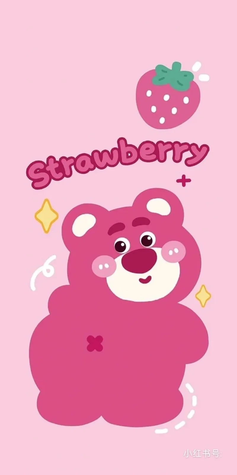 Tận hưởng hình nền gấu dâu lotso dễ thương và đáng yêu