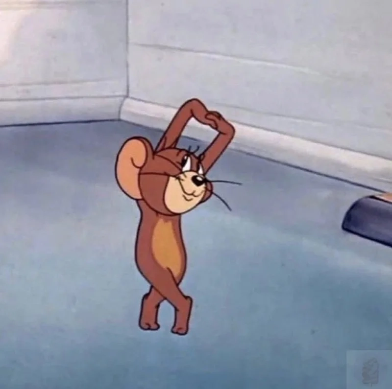 Cười sảng khoái với jerry meme cute vui nhộn