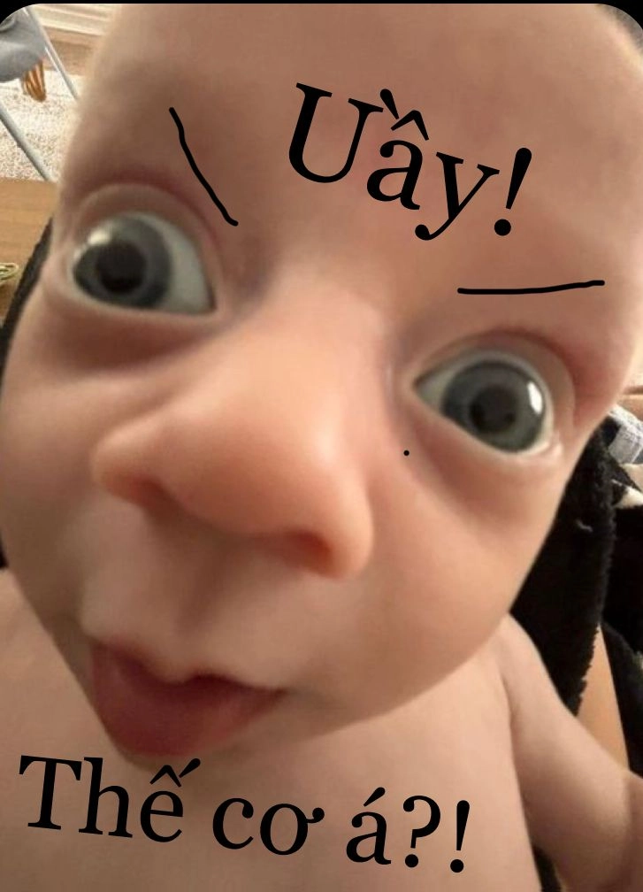 Ảnh meme vô tri đáng yêu cho những ai yêu thích sự dễ thương