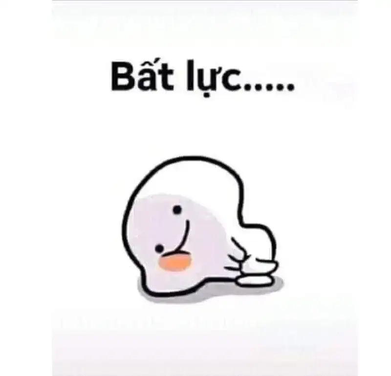 Chia sẻ cảm xúc cùng meme thở dài hài hước dễ thương