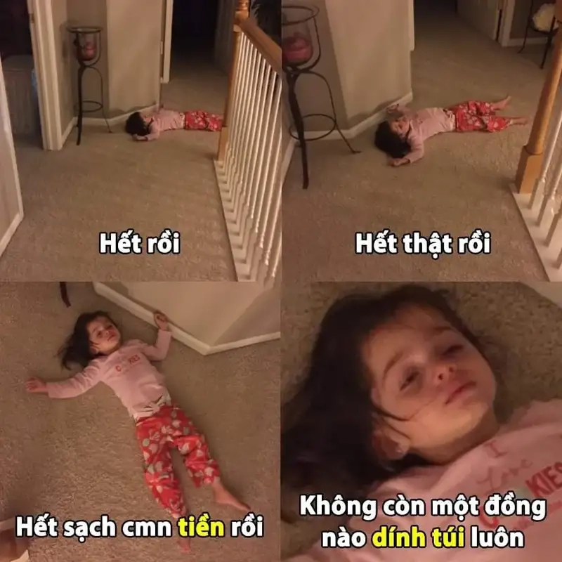 Meme nghèo rớt mồng tơi gây cười cực kỳ độc đáo