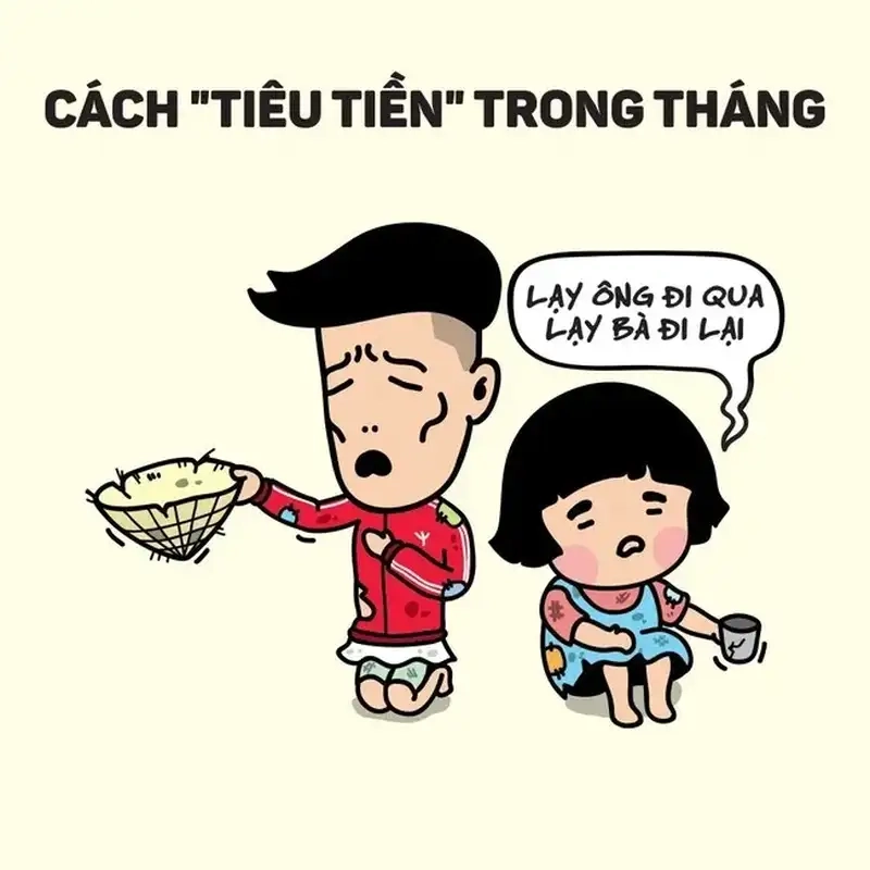 Ảnh meme nghèo tổng hợp cực vui