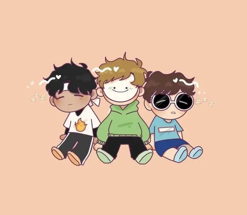 Phong cách nhóm nổi bật với avatar nhóm 3 người