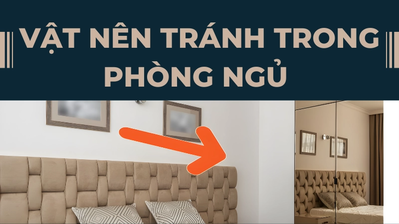 6 vật nên tránh trong phòng ngủ để ngủ ngon