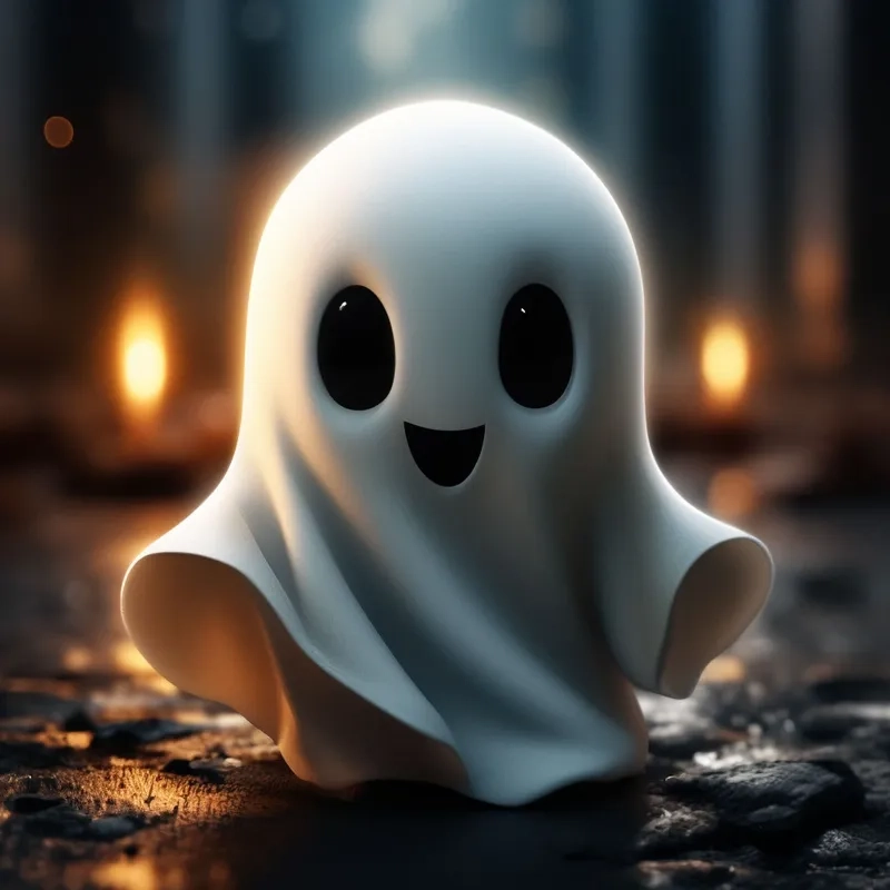 Hình avatar con ma trắng tinh khôi nhất