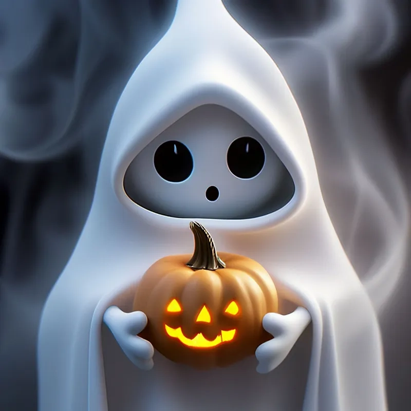 Hình avatar con ma đáng yêu vô cùng luôn