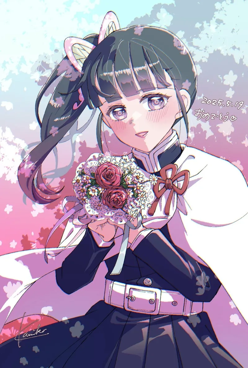 Avatar đôi Kanao cùng Tanjiro đẹp