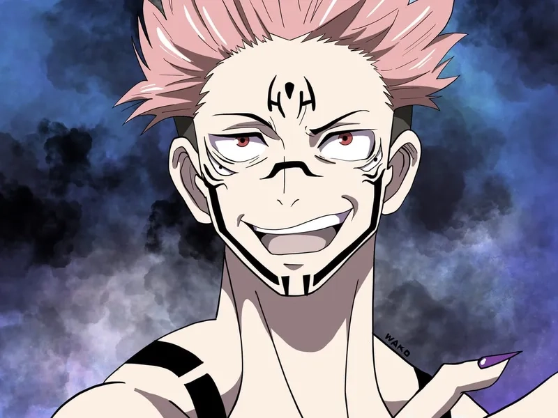 Avatar Sukuna anime vô cùng ác độc