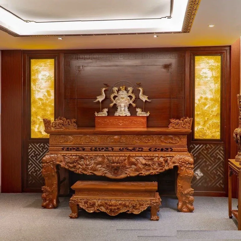 Cách bố trí phòng khách có bàn thờ