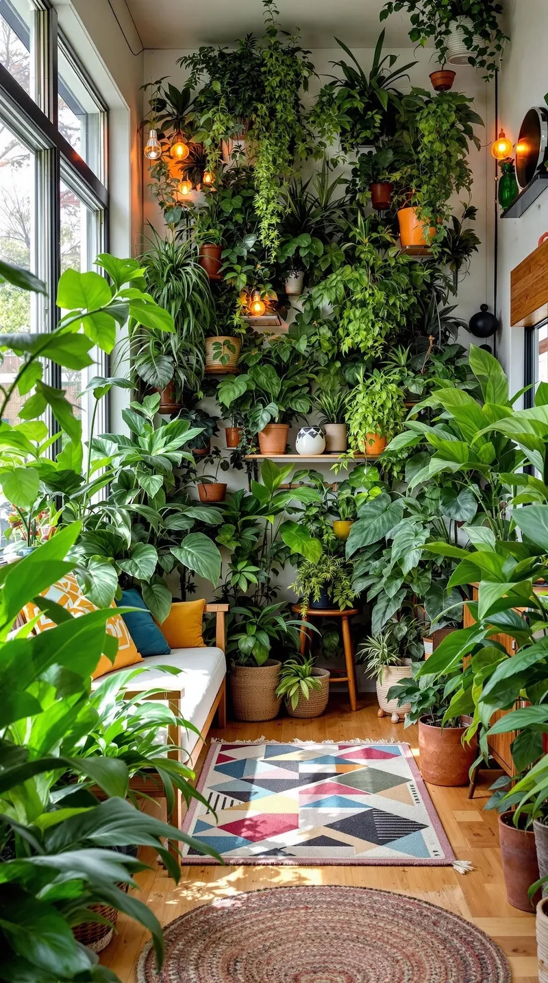 Bố trí cây cảnh trong phòng làm việc